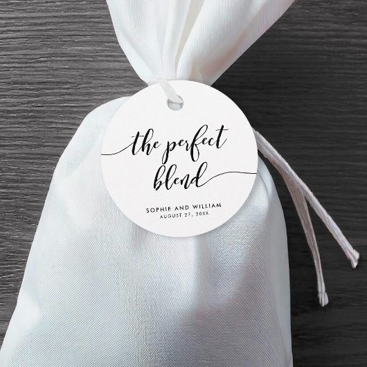 Relax Script De Perfecte Blend Huwelijk Bedankjes Labels