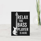 Relax The B Player Is Here B Guitar Kaart (Voorkant)