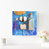 Relax Vierkante Klok (Huis)