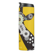 Relax - Yellow Funky Funny Giraffe Thermosbeker (Geroteerd rechts)