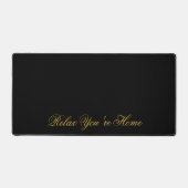 Relax You’re Home Custom Text Solid Black (Recto)