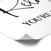 Relax, You're Home Now Poster (Coin)