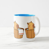 Relaxant Capybara Mug | Vibes de refroidissement C (Devant droit)