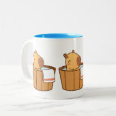 Relaxant Capybara Mug | Vibes de refroidissement C (Devant gauche)