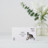 Relaxant Tiger Carte de visite (Debout devant)