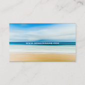 Relaxatie Beach Elegant Spa Reisvakantie Visitekaartje (Achterkant)