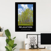Relaxatie Demotivationeel Poster (Thuiskantoor)