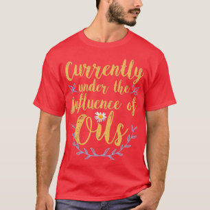 Relaxatie van de olievlek Aromatherapie Olieachtig T-shirt