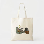 Relaxed Dog Tv bekijken Tote Bag (Voorkant)