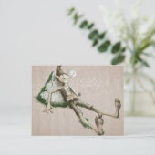 Relaxed elf briefkaart (Staand voorkant)