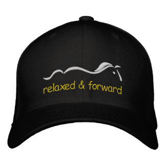 Relaxed & Forward, horse logo ball cap Geborduurde Pet