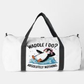 Relaxed Penguin Waddle I Do Absolutely Nothing Plunjezak (Voorkant)