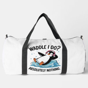 Relaxed Penguin Waggelen Ik Doe Absoluut Niets Plunjezak
