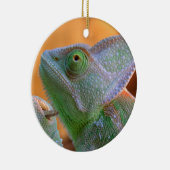 Relaxed Veiled Chameleon Keramisch Ornament (Rechts)