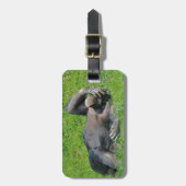 Relaxerende chimpansee - Bagagelabel (Voorkant verticaal)