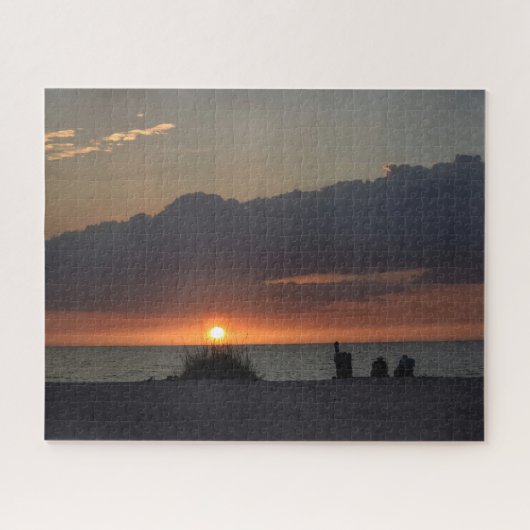 Relaxing Beach Sunset - 16x20 - 520 pcs Legpuzzel (Horizontaal)
