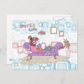 Relaxing Briefkaart (Voorkant / Achterkant)