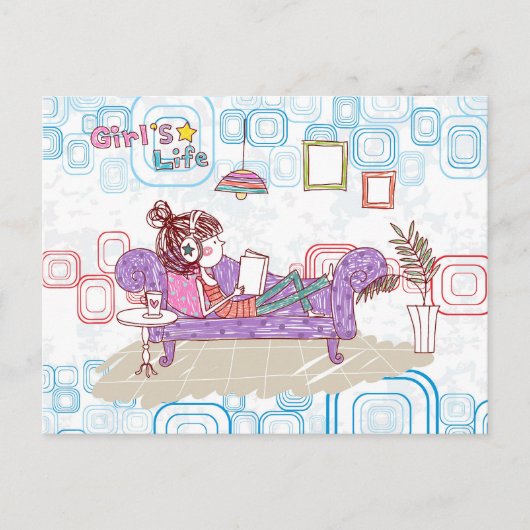 Relaxing Briefkaart (Voorkant)