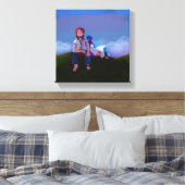 Relaxing Canvas Afdruk (Insitu (Slaapkamer))