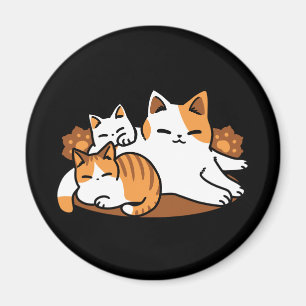 Relaxing Cat Art - 'Laze Furr Days' voor kattenlie Magneet