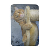 Relaxing Cat Badmat (Voorkant Verticaal)