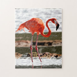 Relaxing Flamingo Legpuzzel