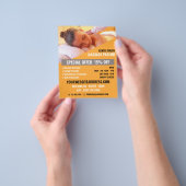 Relaxing Massage, massagetherapie, massageparlor Flyer (Hand)