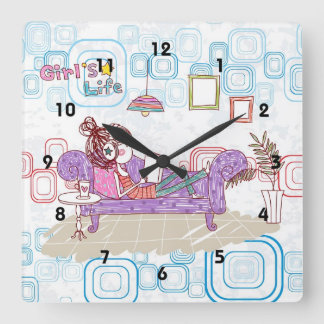 Relaxing Vierkante Klok