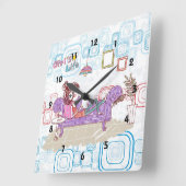 Relaxing Vierkante Klok (Hoek)