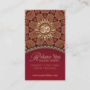Relaxo Spa Yoga New age Visitekaartjes