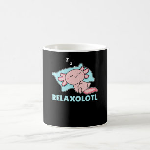 Relaxolotl Axolotl Lovers, Cute Animals Relax Koffiemok