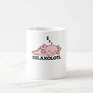 Relaxolotl Axolotl Lovers, Cute Animals Relax Koffiemok