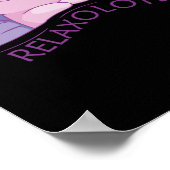 Relaxolotl Axolotl Lovers, Cute Animals Relax Poster (Hoek)