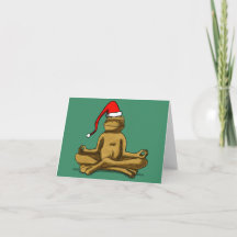 Relaxte kikker met Kerstmis