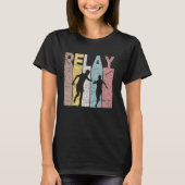 Relay Relay Race Retro Relay Hardlopen T-shirt (Voorkant)