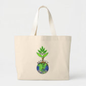 ReLeaf Plant A Tree Grote Tote Bag (Voorkant)