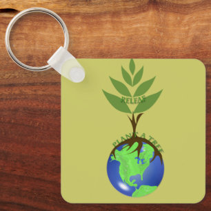 ReLeaf Plant Een Boom Sleutelhanger