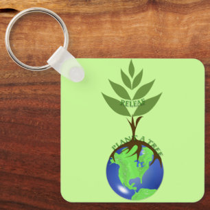 ReLeaf Plant Een Boom Sleutelhanger