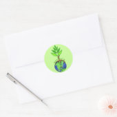 Releaf Reduceer Recyclen Ronde Sticker (Envelop)