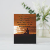 Releasing it/Thinking of You_ Briefkaart (Staand voorkant)