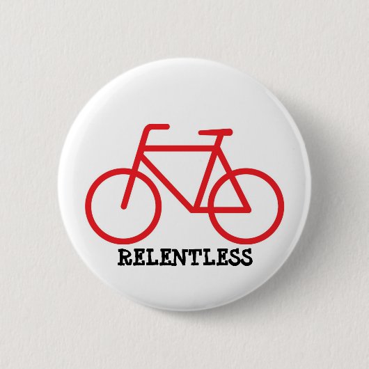 RELENTLESS BIKE PIN RONDE BUTTON 5,7 CM (Voorkant)