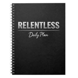 Relentless Daily Plan Planner Notitieboek