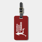 Relentless Forward Progress Running Bagagelabel (Voorkant verticaal)