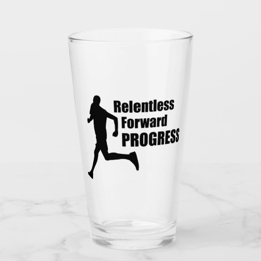 Relentless Forward Progress Running Glas (Voorkant)