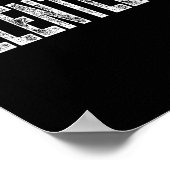 Relentless Workout Motivation Shirt  Poster (Hoek)