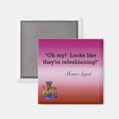 Relesbiening quote magneet (Voorkant / Achterkant)