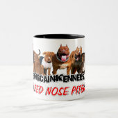 RELÈVEMENT DE LA TASSE ROUGE DU NEZ PITBULL DES (Centre)