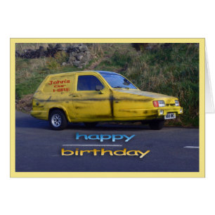 Reliant Robin Birthday-kaart