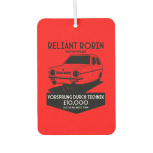 Reliant Robin driewielige auto Luchtverfrisser