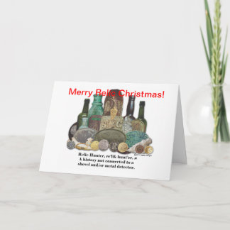Relic kerstkaart feestdagen kaart